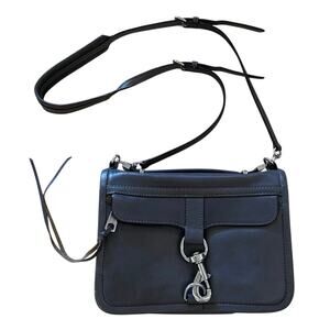 Gray Rebecca Minkoff Leather Purse With Dust Bag